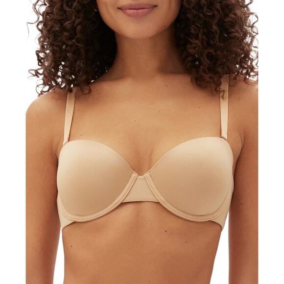Gap Body NWT Size 36D (XL) Beige Everyday Multiway Underwire Padded Bra - Picture 1 of 9